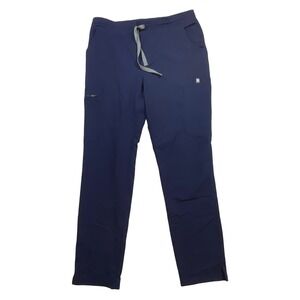 FIGS Yola Scrub Pants Technical Collection Navy‎ Blue Cargo Style TW2000R Size S
